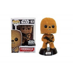Figurine Star Wars - Chewbacca Flocked Exclu Pop 10cm