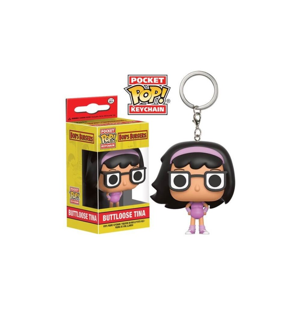 Porte Clé Bob's Burger - Buttloose Tina Pocket Pop 4cm