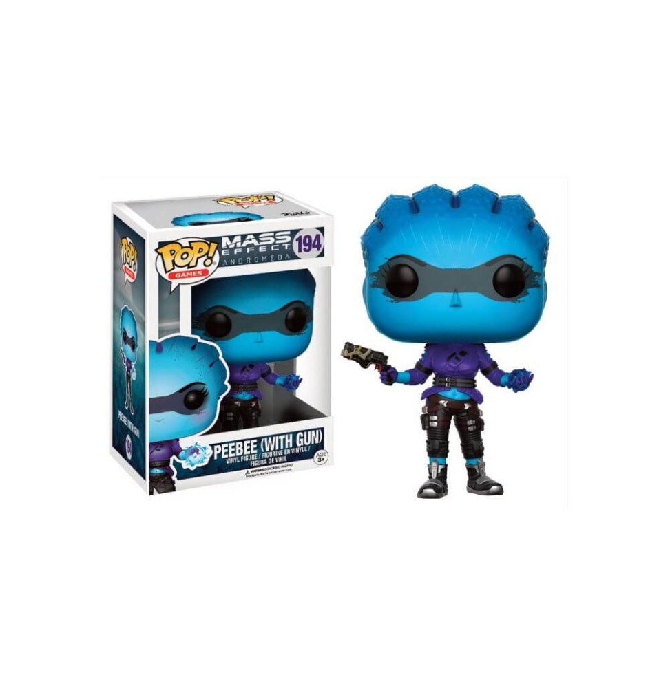 Figurine Mass Effect Andromeda - Peebee With Gun Exclu Pop 10cm 