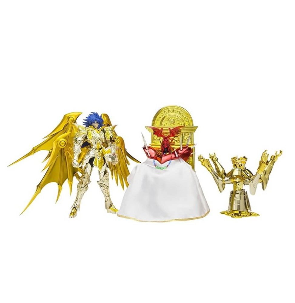 Figurine Saint Seiya Myth Cloth - Ex Soul Of Gold Saga Geminis Premium Set 20cm