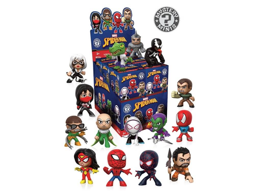 Figurine Marvel Spider-Man Mystery Minis - 1 boîte au hasard - Funko