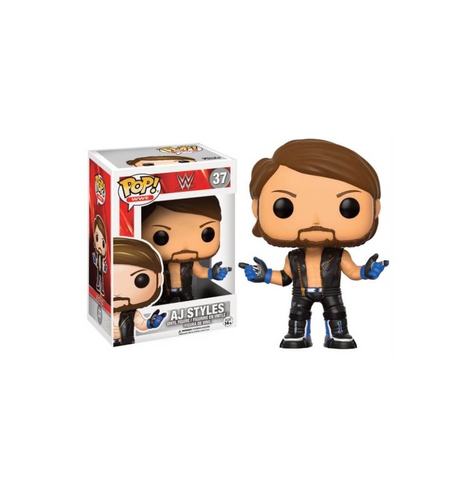 Figurine WWE - AJ Styles Pop 10cm