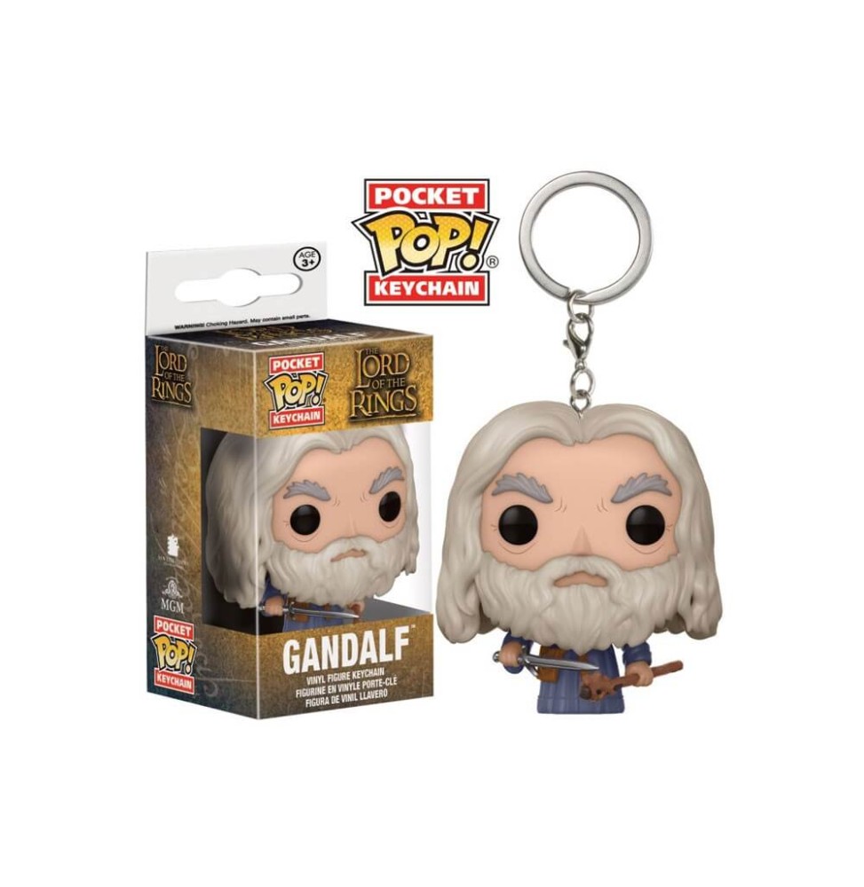 Figurine Seigneur des Anneaux LOTR - Gandalf Pocket Pop 4cm