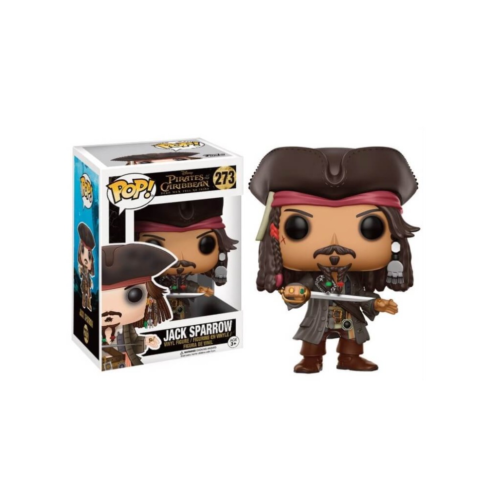 Figurine Disney Pirates Des Caraibes 5 - Jack Sparrow Pop 10cm