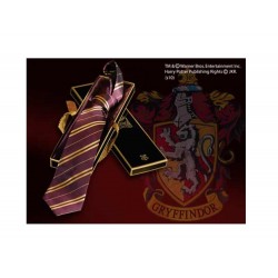 Cravate en Soie Harry Potter - Madam Malkins Maison Griffondor