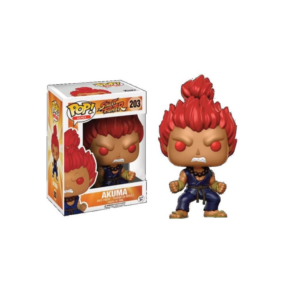 Figurine Street Fighter - Akuma Exclu Pop 10cm