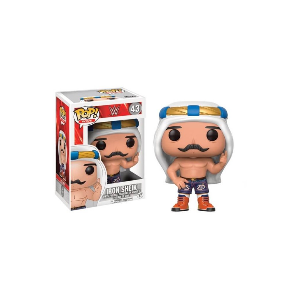 Figurine WWE - Iron Sheik Pop 10cm