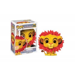Figurine Disney Le Roi Lion - Simba Couronne De Feuilles Pop 10cm