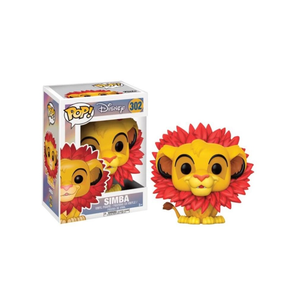 Figurine Disney Le Roi Lion - Simba Couronne De Feuilles Pop 10cm