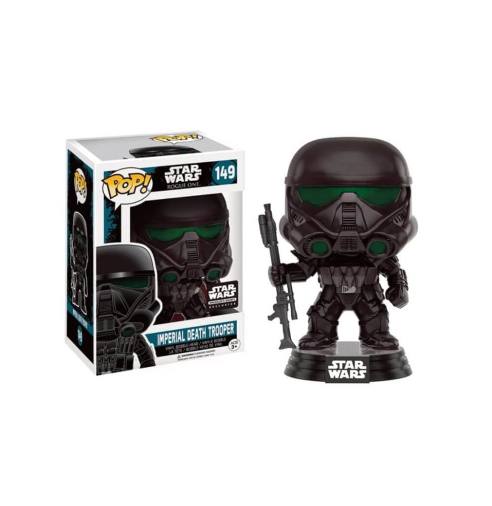 Figurine Star Wars Pop Rogue One - Imperial Death Trooper Exclu Smugglers Bounty pop 10cm