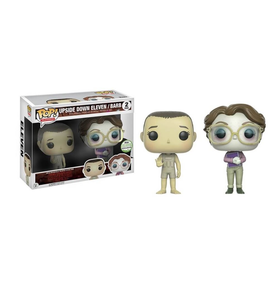 Figurine Stranger Things - 2-Pack Eleven & Barb Upside Down Pop 10cm