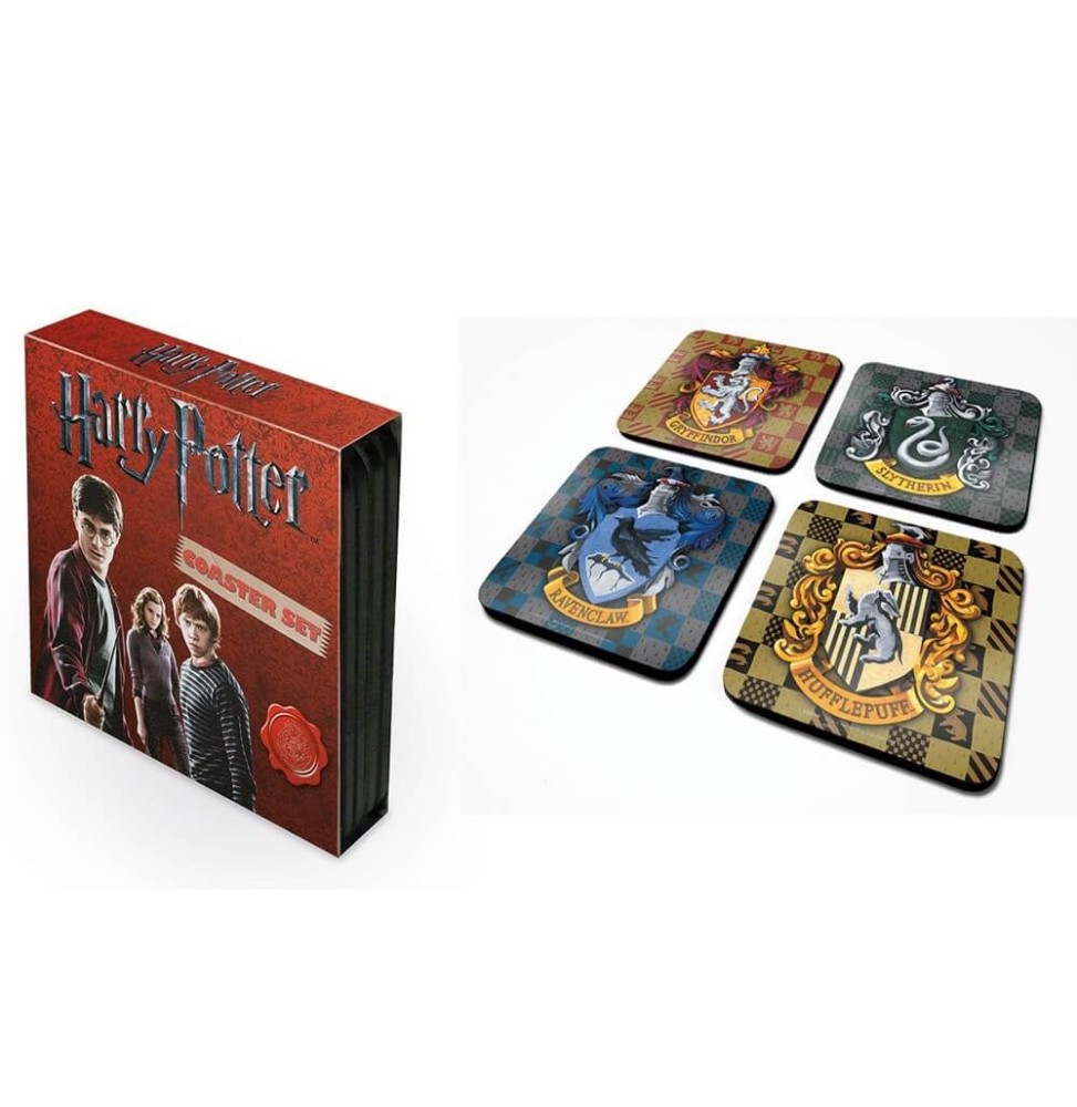 Set 4 Sous Verres Harry Potter 