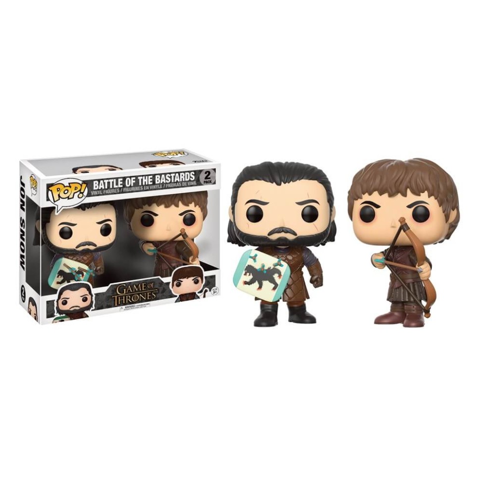 Figurine Game Of Thrones - 2-Pack Battle Of The Bastard Exclu Pop 10cm