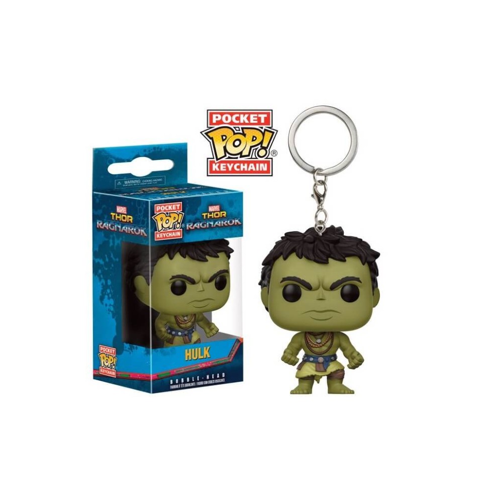 Porte Clé Marvel Thor Ragnarok - Hulk Pocket Pop 4cm