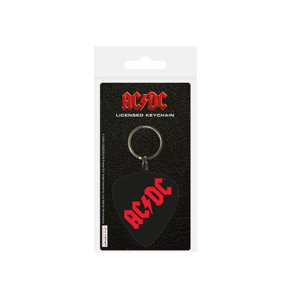 Porte Clé AC/DC - Plectrum Gomme 