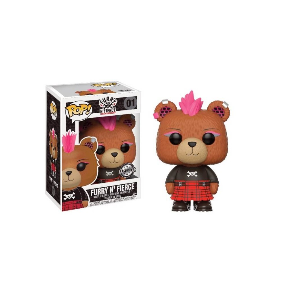 Figurine Build A Bear - Furry N’ Fierce Exclu Pop 10cm