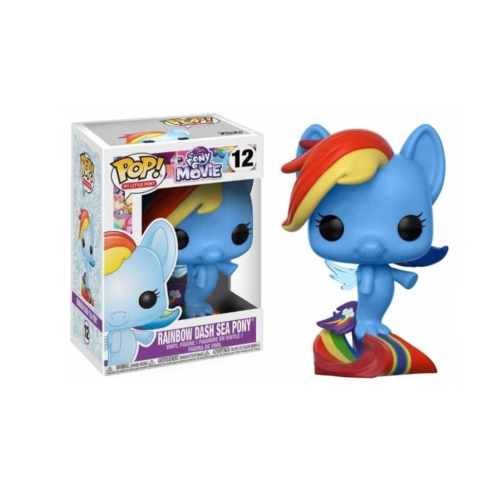 Figurine My Little Pony - Sea Phony Rainbow Dash Pop 10cm