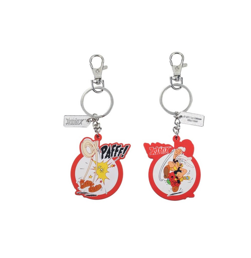 Porte Clé Asterix - Asterix Paff Double Face Gomme