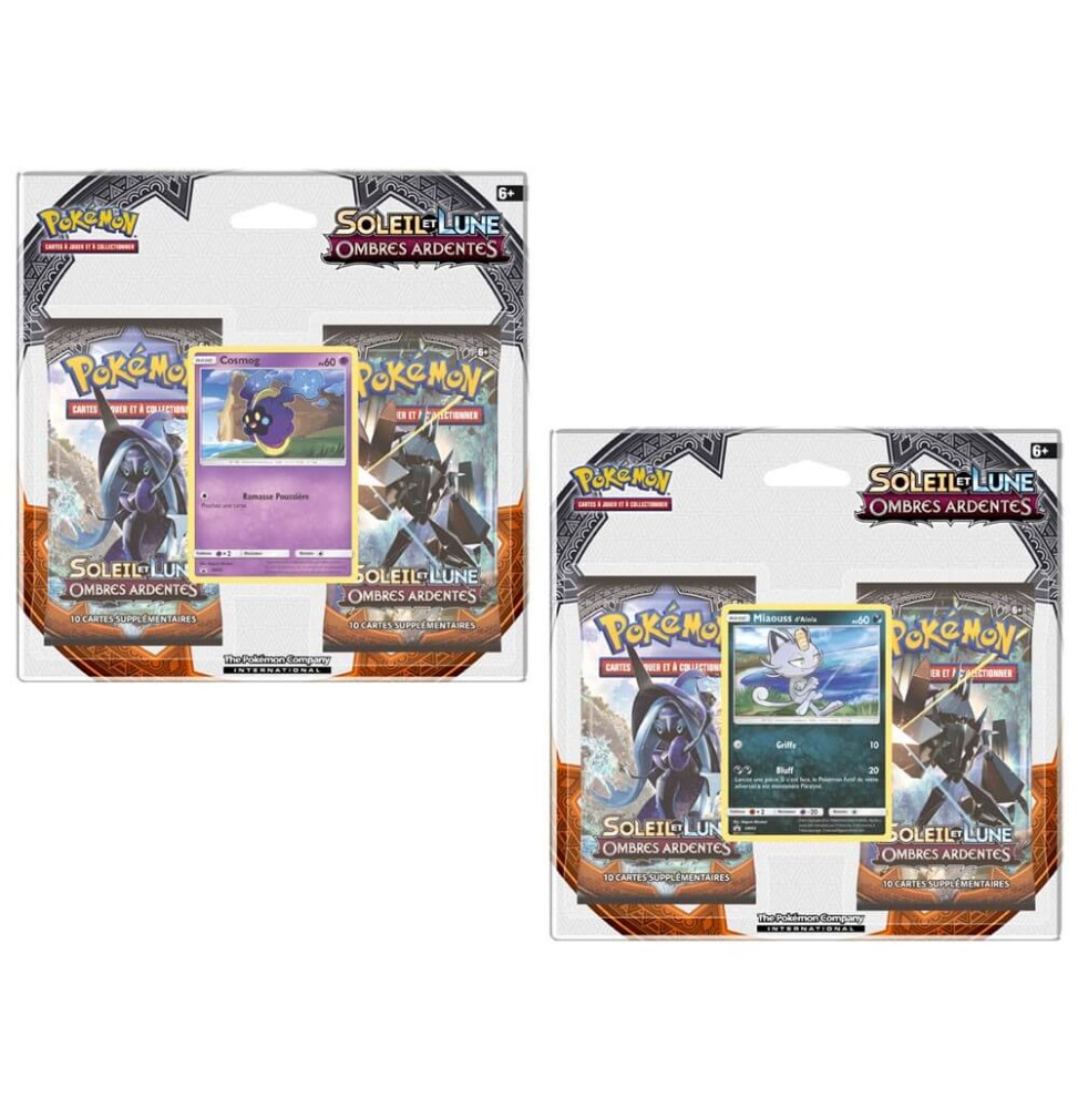 Pokemon - Pack 2 Booster Lune et Soleil 3 + Carte Promo - Modele Aleatoire