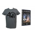 T-Shirt Star Wars - Logo 40Th Anniversary boite VHS Gris Homme Taille L