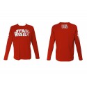 T-Shirt Star Wars Les Derniers Jedi - Restore The Republic Manche Longue Rouge Homme Taille XXL