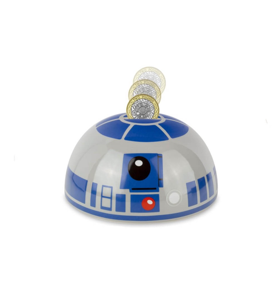 Tirelire Star Wars - Tête R2-D2 Céramique 22cm