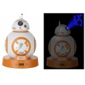 Horloge Projecteur Star Wars - BB-8 Sonore et Lumineux 18cm