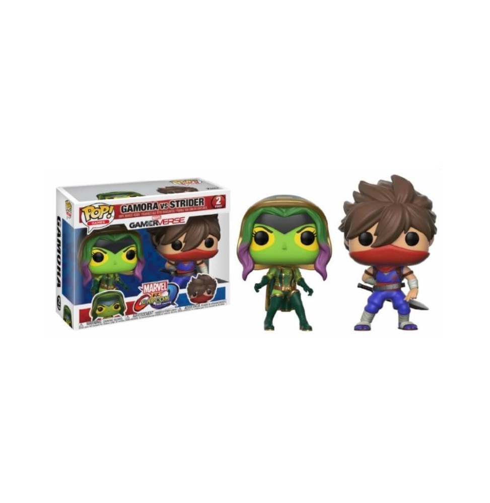 Figurine Marvel VS Capcom - 2-Pack Gamora VS Strider Pop 10cm