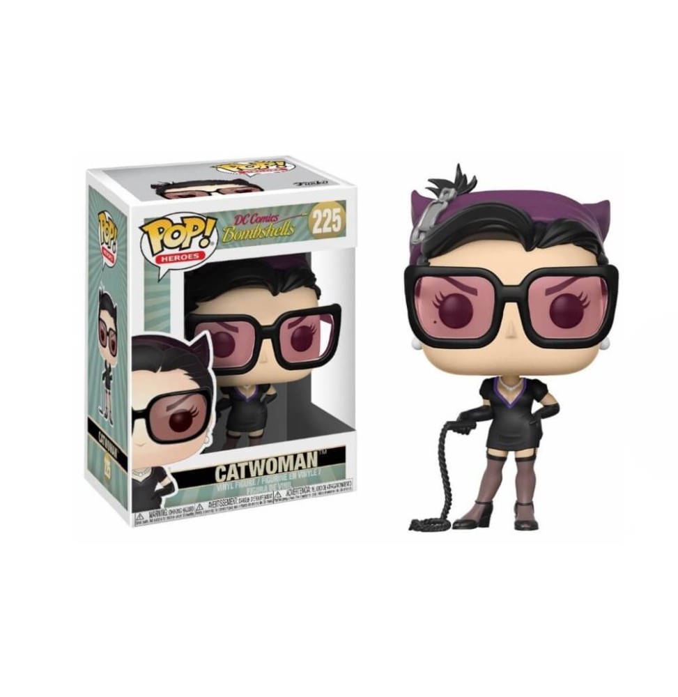 Figurine DC Comics - Catwoman Bombshells Pop 10cm