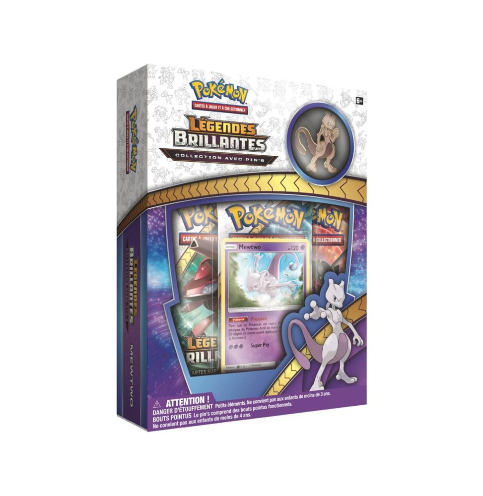 Coffret Pin's Pokemon - Mewtow Soleil et Lune 3