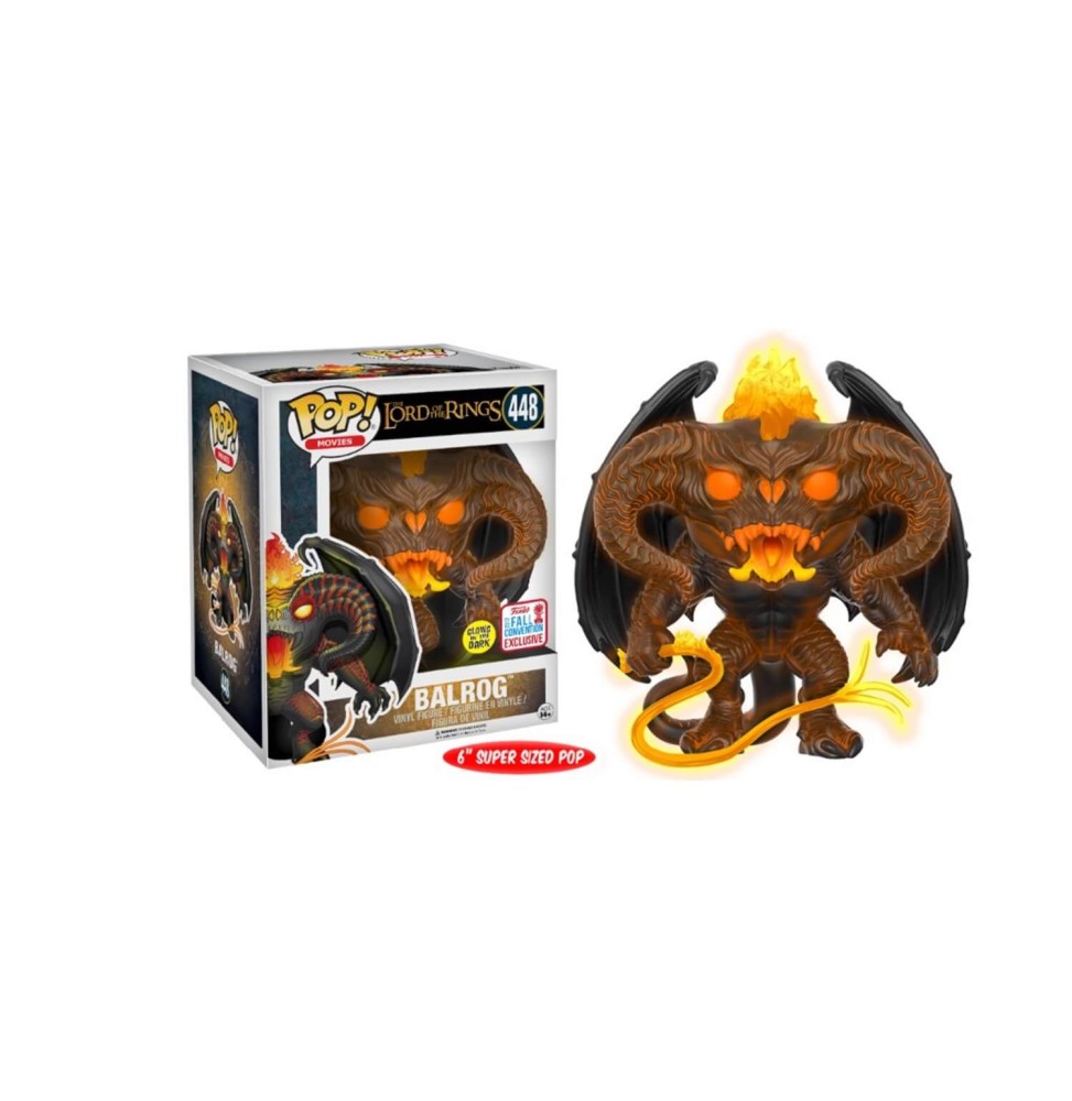 Figurine Le Seigneur des Anneaux - Balrog Oversized Glow In The Dark Exclu Pop 15cm