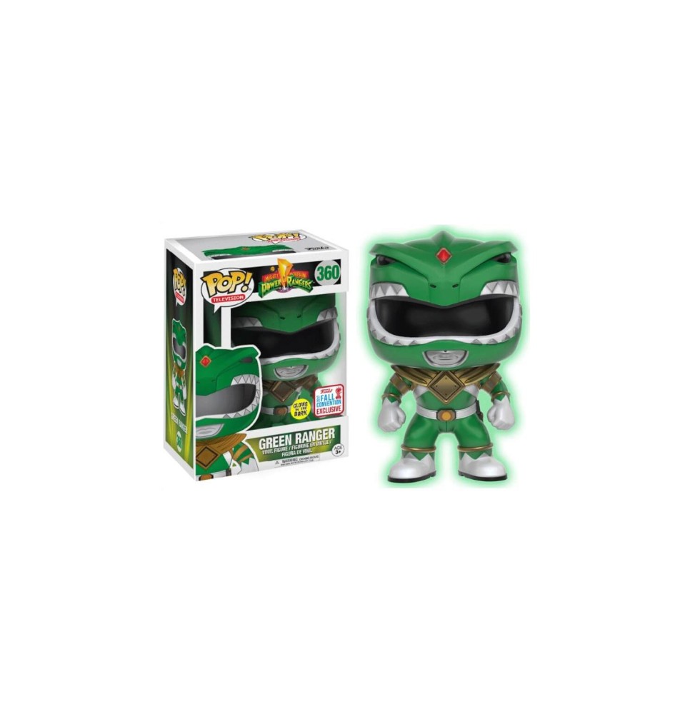 Figurine Power Rangers - Green Ranger Glow In The Dark Exclu Pop 10cm