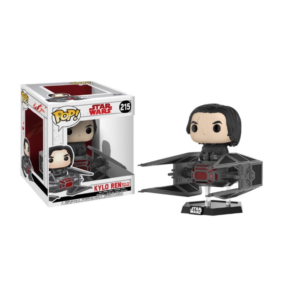 Figurine Star Wars Les Derniers Jedi - Ep8 Kylo Ren On Tie Fighter Pop Rides 15cm