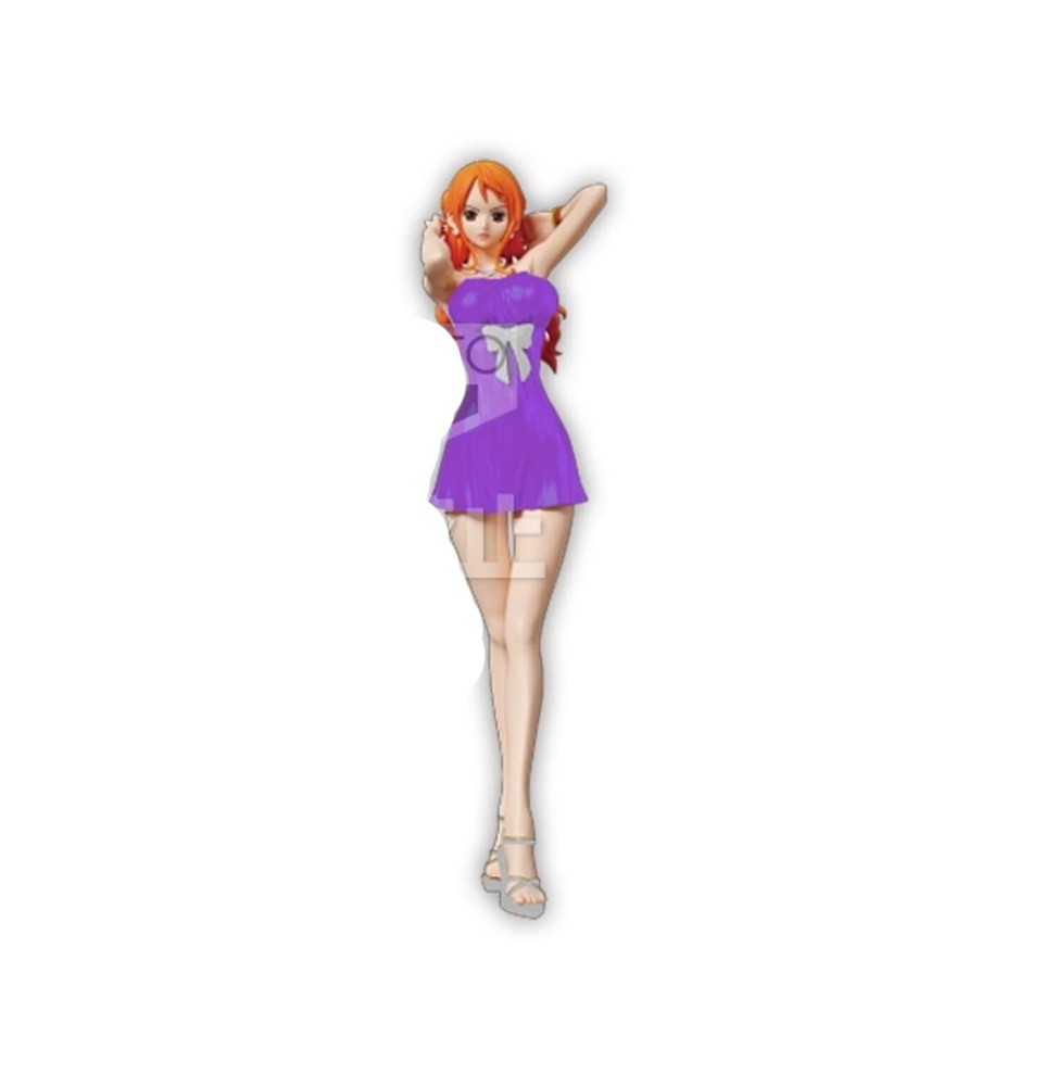 Figurine One Piece - Nami Purple Dress Glitter & Glamours 25cm