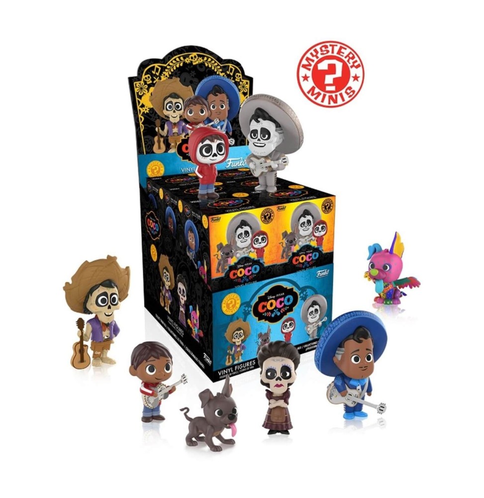 Figurine Disney Mystery Minis Coco - 1 Boîte Au Hasard