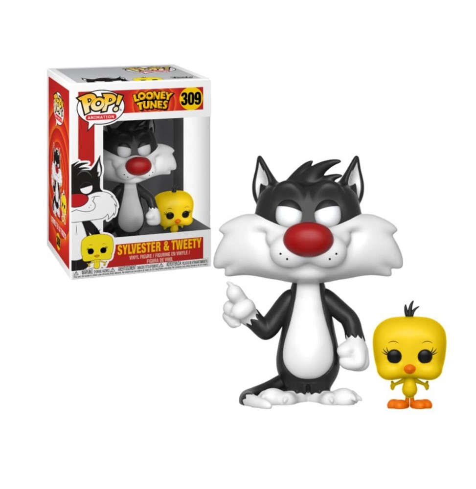 Figurine Looney Toons - Titi & Grosminet Pop 10cm