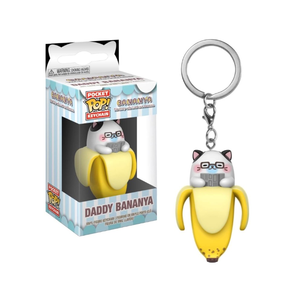 Porte Clé Bananya - Daddy Bananya Pocket Pop 4cm