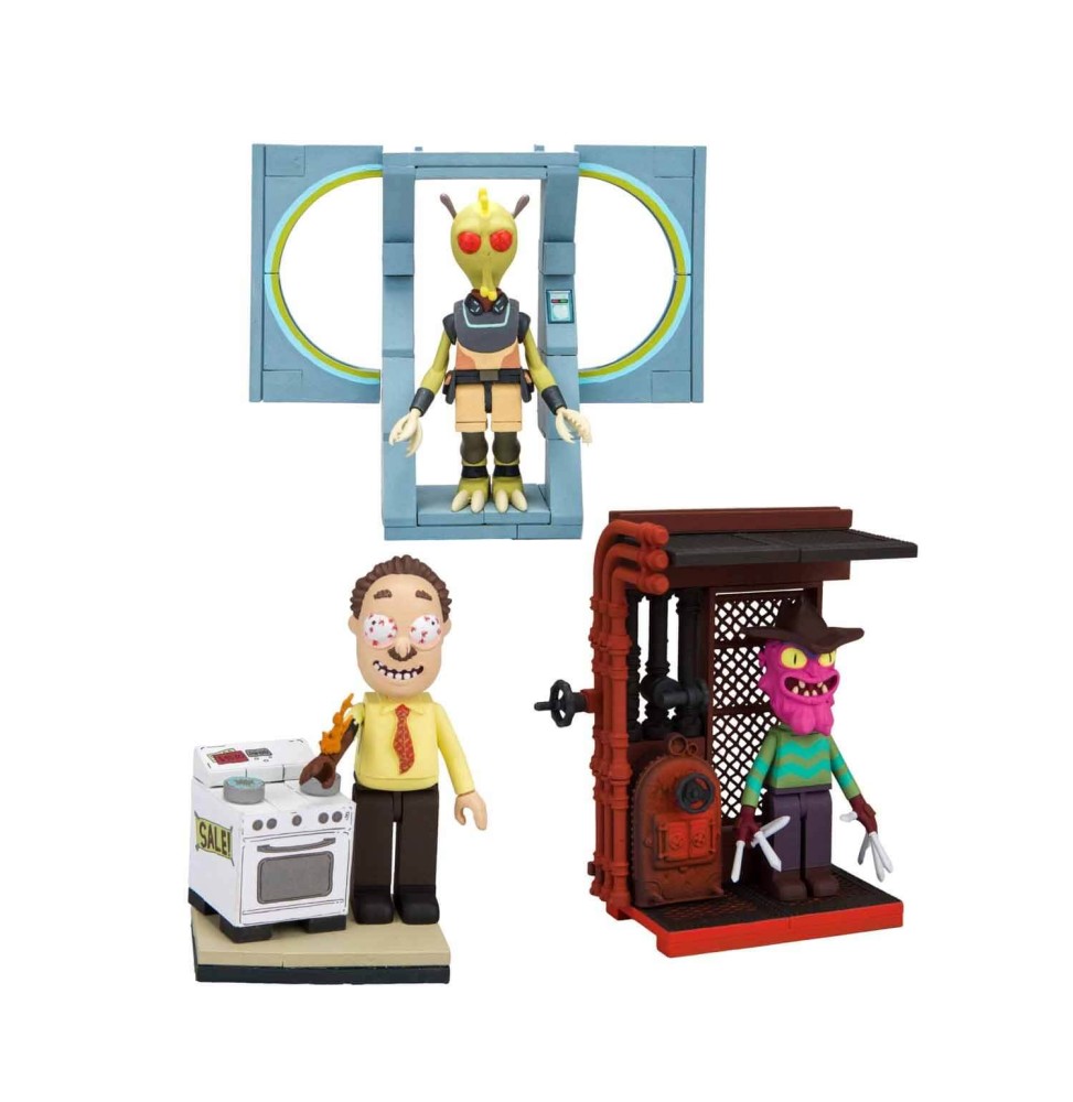 Jeu de Construction Rick & Morty - Micro Set Serie 1