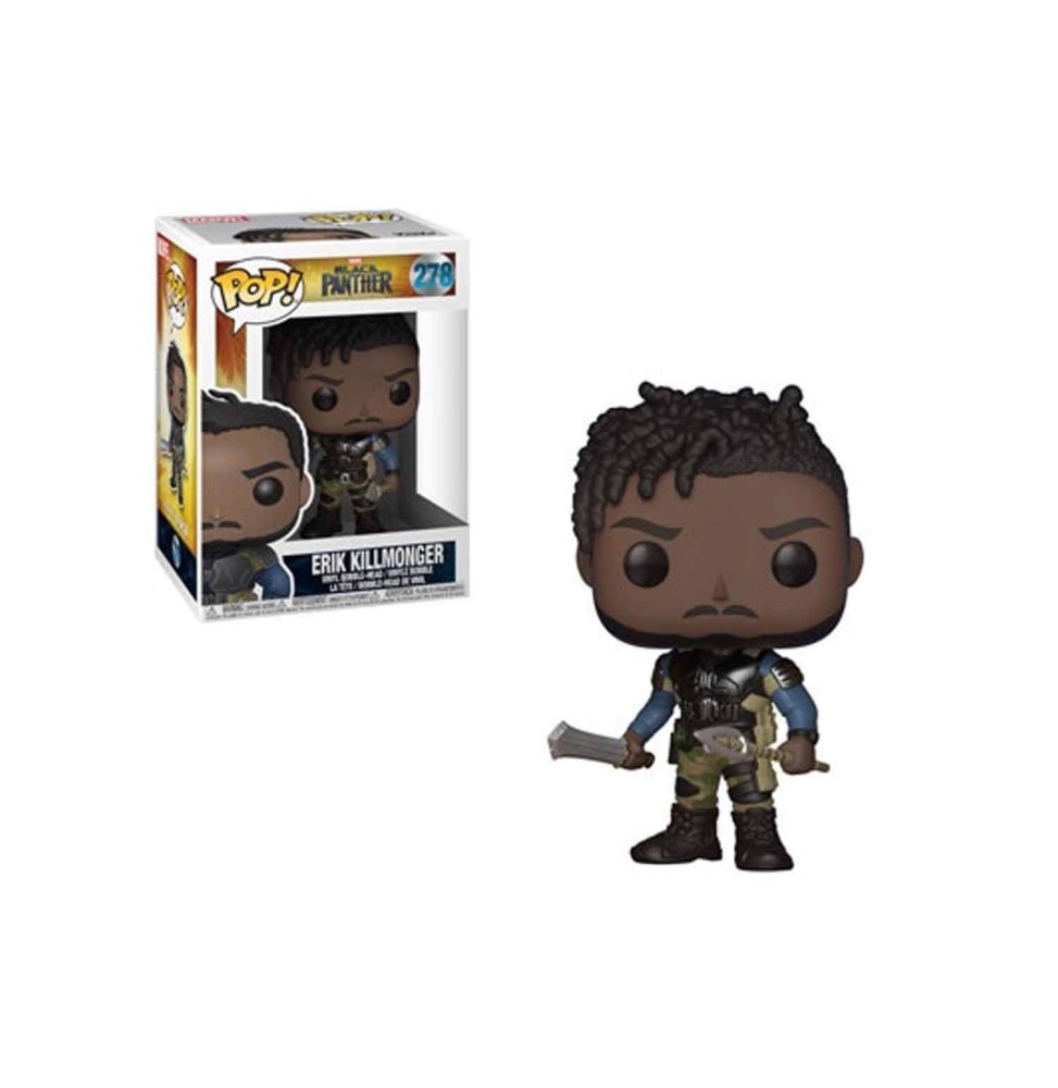 Figurine Marvel Black Panther - Erik Killmonger Pop 10cm