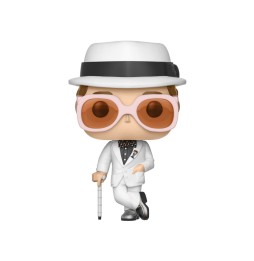 Figurine Musique Rock - Elton John White Costume Pop 10cm