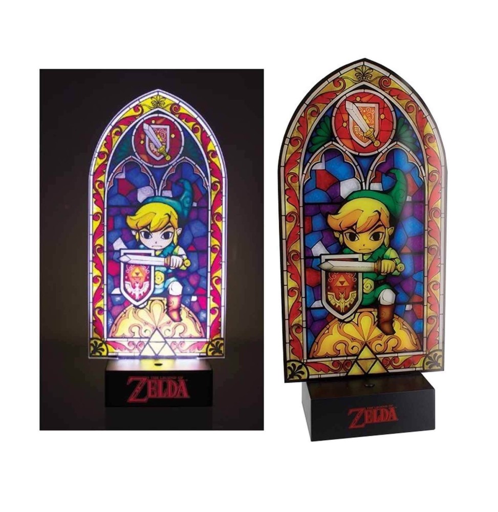 Lampe Zelda Legend Of Zelda - Link Vitrail 25cm