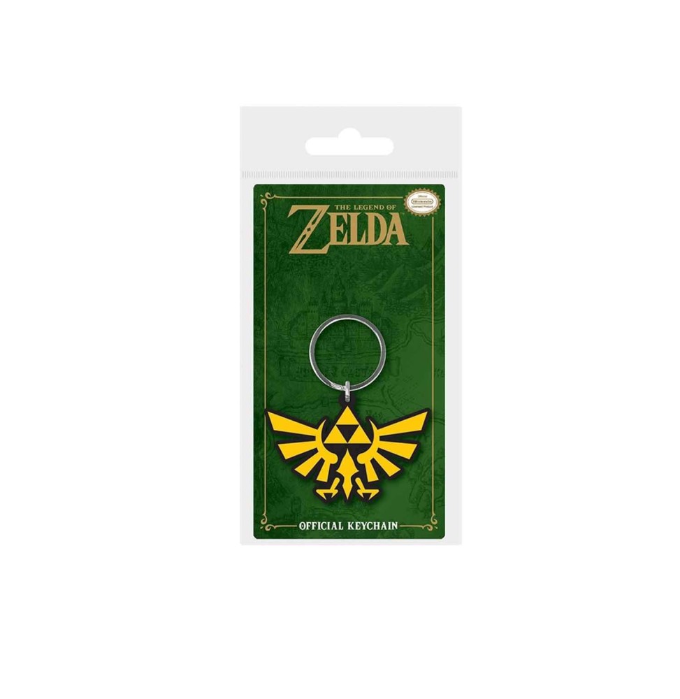 Porte Cle Zelda - Logo Triforce Gomme