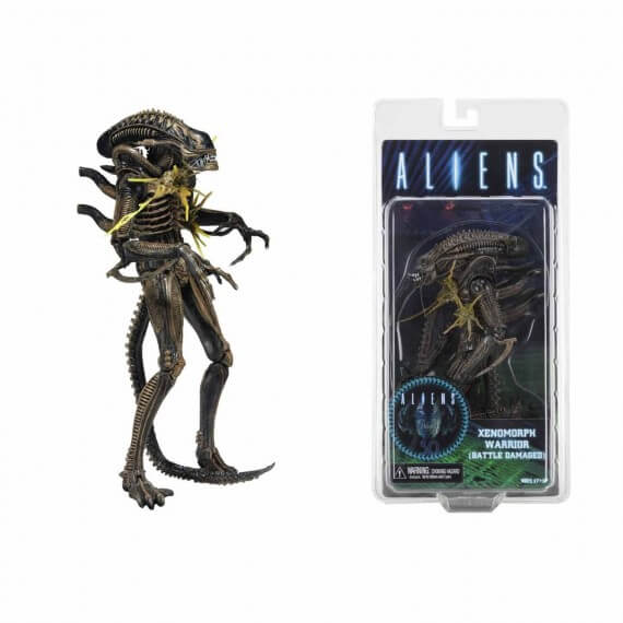 Figurine Aliens - Alien Warrior Battle Damage 18cm