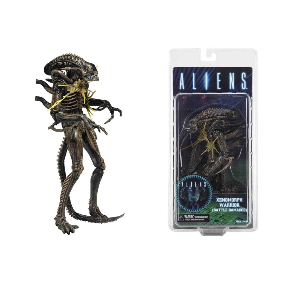 Figurine Aliens - Alien Warrior Battle Damage 18cm