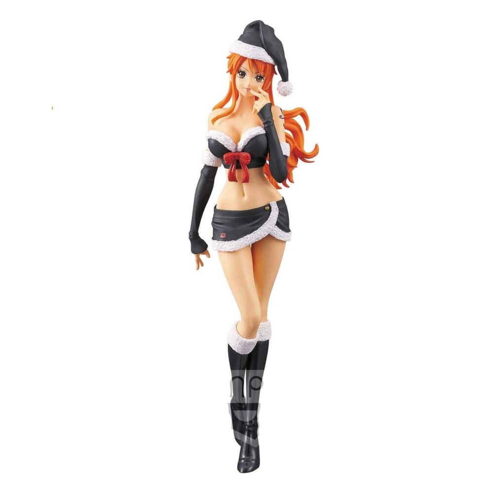 Figurine One Piece - Nami Christmas Style Variant Color Glitter & Glamours 25cm