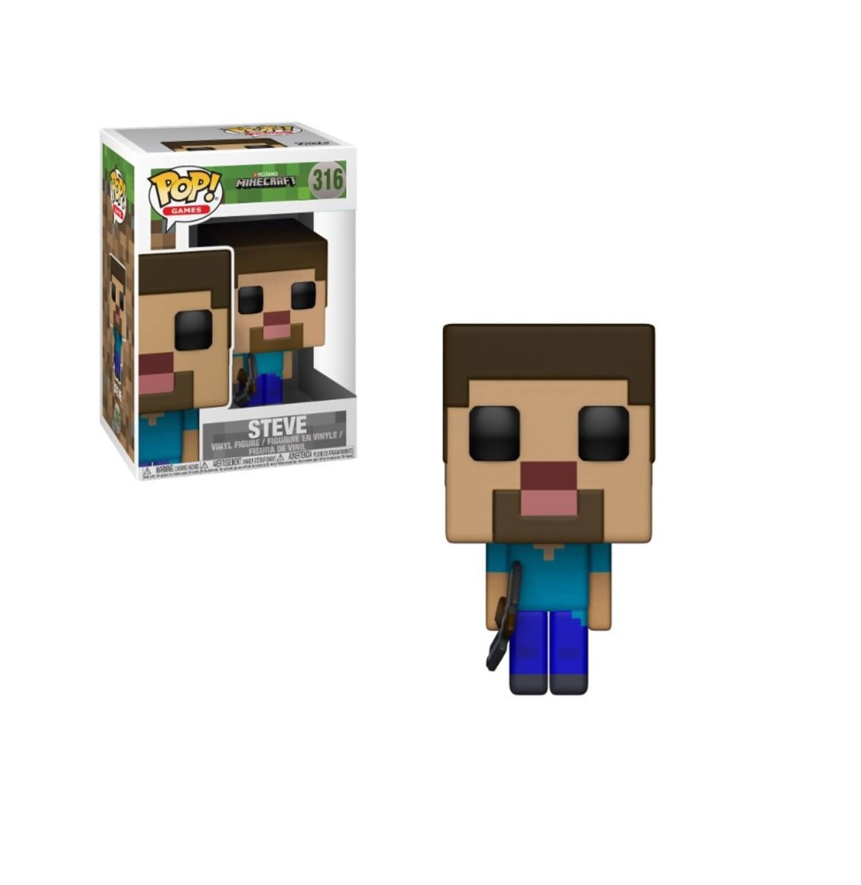 Figurine Minecraft - Steve Pop 10cm