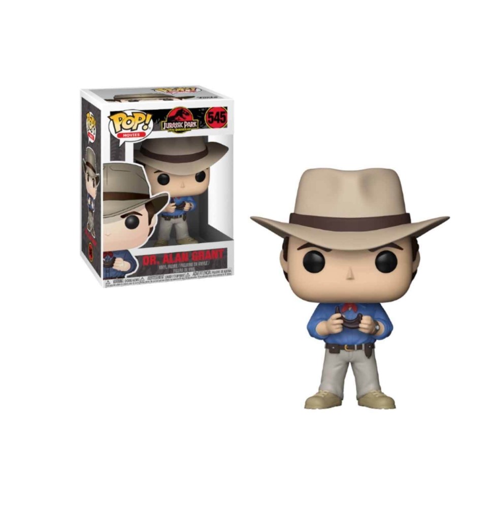 Figurine Jurassic Park - Dr Alan Grant Pop 10cm