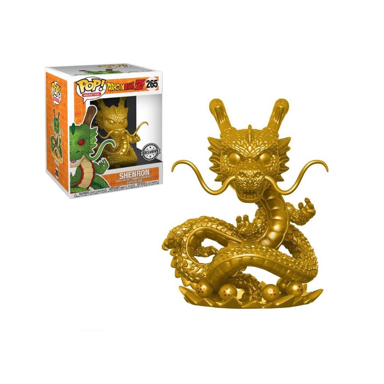Figurine Dragon Ball Z Shenron Gold Oversized Exclu Pop 15cm Funko