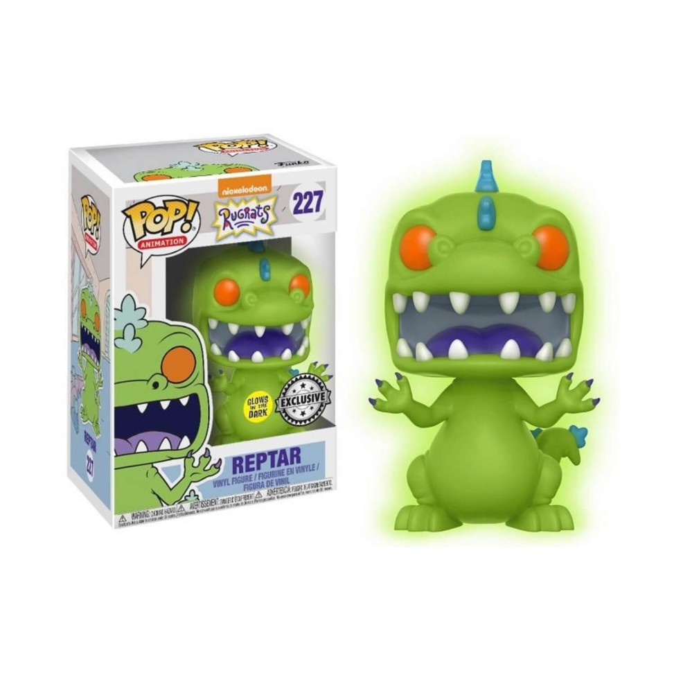 Figurine Nickelodeon - Razmoket Reptar Glow In The Dark Exclu Pop 10cm