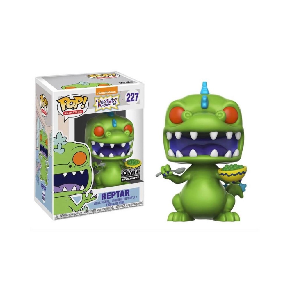 Figurine Nickelodeon Razmoket - Reptar Cereal Bowl Exclu Pop 10cm